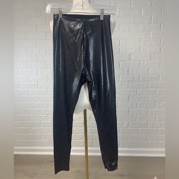 Commando Faux Python Navy Blue and Black Leggings - Picture 2 of 11